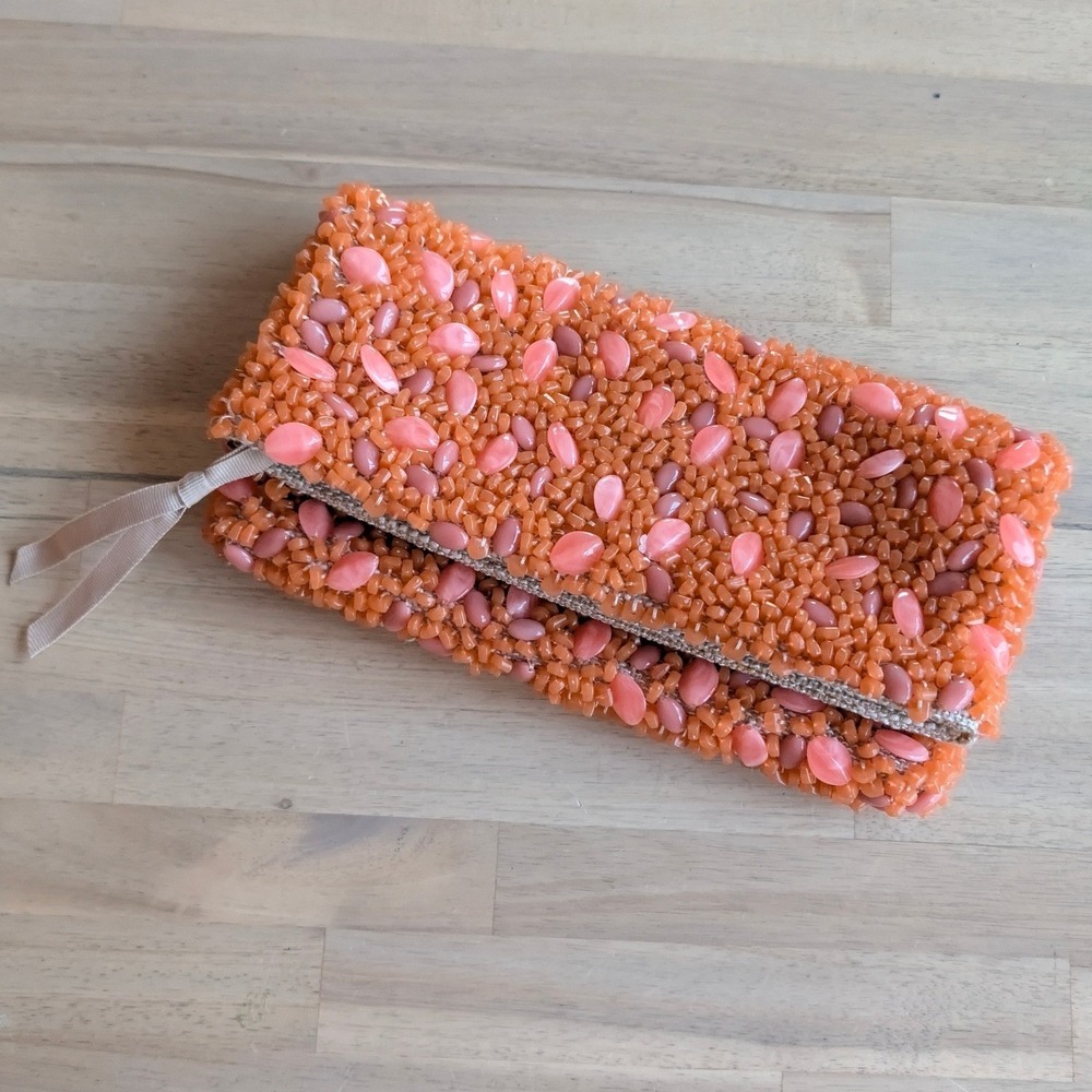 Banana Republic Beaded Fold-Over Clutch NEW w/out Tags
